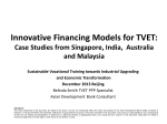 Innovative Financing Models for TVET