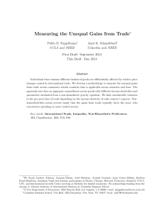 Measuring the Unequal Gains from Trade