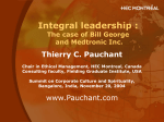 Integral leadership: The case of Bill George and Medtronic Inc