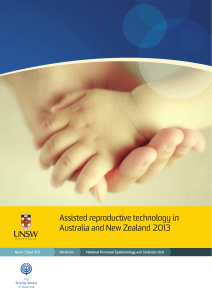 Assisted reproductive technology in Australia and New