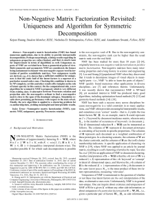 Non-Negative Matrix Factorization Revisited: Uniqueness and