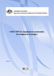 CHCCD514A Implement community development strategies