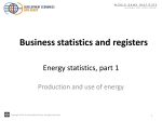 Concepts in energy statistics
