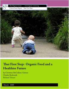 That First Step - The Organic Center
