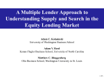 A Multiple Lender Approach to Understanding Supply and Search in
