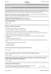Mock IRAS form - Health Research Authority