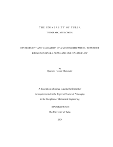 theuniversityoftulsa the graduate school development and validation