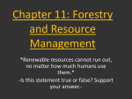 Chapter 11: Forestry and Resource Management