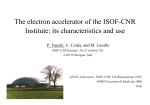 The electron accelerator of the ISOF-CNR Institute