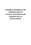 Guidelines Relating to the Administration of
