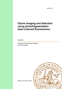 Ozone imaging and detection using photofragmentation laser