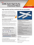 GORE® Bulk High Purity Chemical Filters
