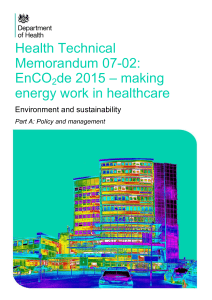 making energy work in healthcare