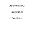 Gravitation Problems