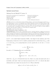 Optimal normal bases Shuhong Gao and Hendrik W. Lenstra, Jr. Let