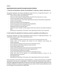 List of supporting documents