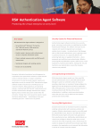 RSA Authentication Agent Software