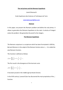 The Riemann hypothesis