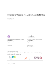 Potential of Robotics for Ambient Assisted Living