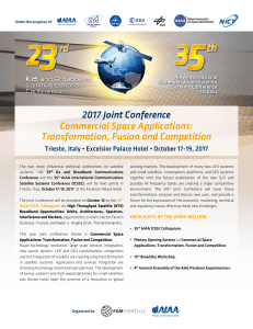 2017 Joint Conference Commercial Space Applications