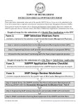 SMP Selection Matrices Form SMP Design Review Worksheet