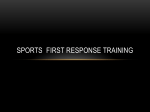 Sports First Response Training