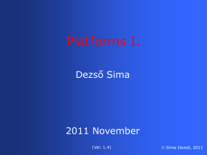 1.1 The notion of platform