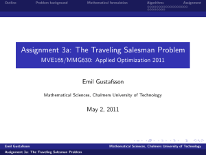 The Traveling Salesman Problem