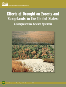 Effects of Drought on Forests and Rangelands in the United States