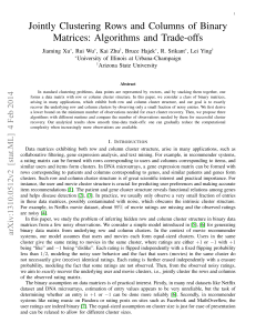 Jointly Clustering Rows and Columns of Binary Matrices