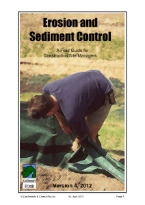 Erosion and Sediment Control - International Erosion Control