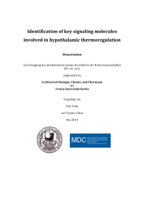 Identification of key signaling molecules involved - diss.fu