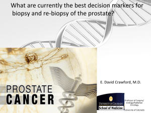 What are currently the best decision markers for biopsy and re