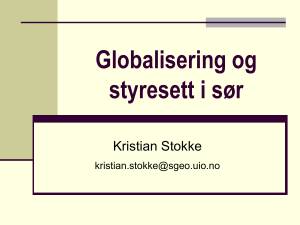 Globalisering og governance