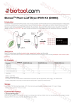 BiotoolTM Plant Leaf Direct PCR Kit (B4003)