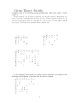 Group Theory Sudoku