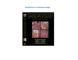 Introduction to Landscape Ecology