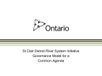 Detroit River System Initiative`s 10 Year Strategy