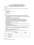 Grade 10 Academic Science – Optics (Physics) Laboratory