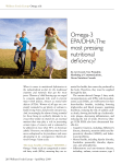 Omega-3 EPA/DHA: The most pressing