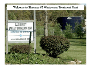 Welcome to Shawnee #2 Wastewater Treatment Plant