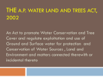 The AP Water Land and Trees Act, 2002