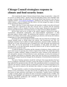 Chicago Council strategizes response to climate and food security