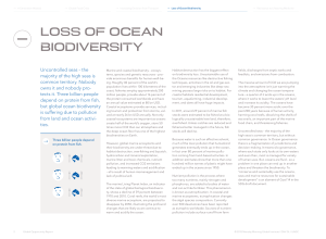 loss of ocean biodiversity - Global Opportunity Network