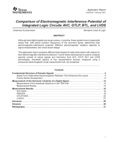 Comparison of Electromagnetic Interference