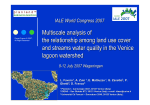 Multiscale analysis of the relationship among land