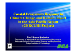 Coastal Ecosystems Response to Climate Change and Human
