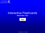 Interactive Flashcards - World War I Era