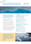Space Assisted Water Quality Forecasting Platform for