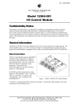 Model 12584-001 I/O Control Module - GAI